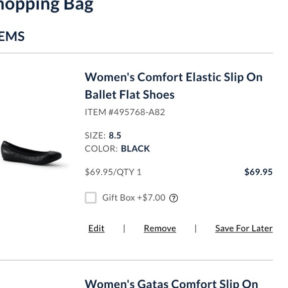 Women’s comfort elastic slip on ballet flat shoes - Picture 7 of 7